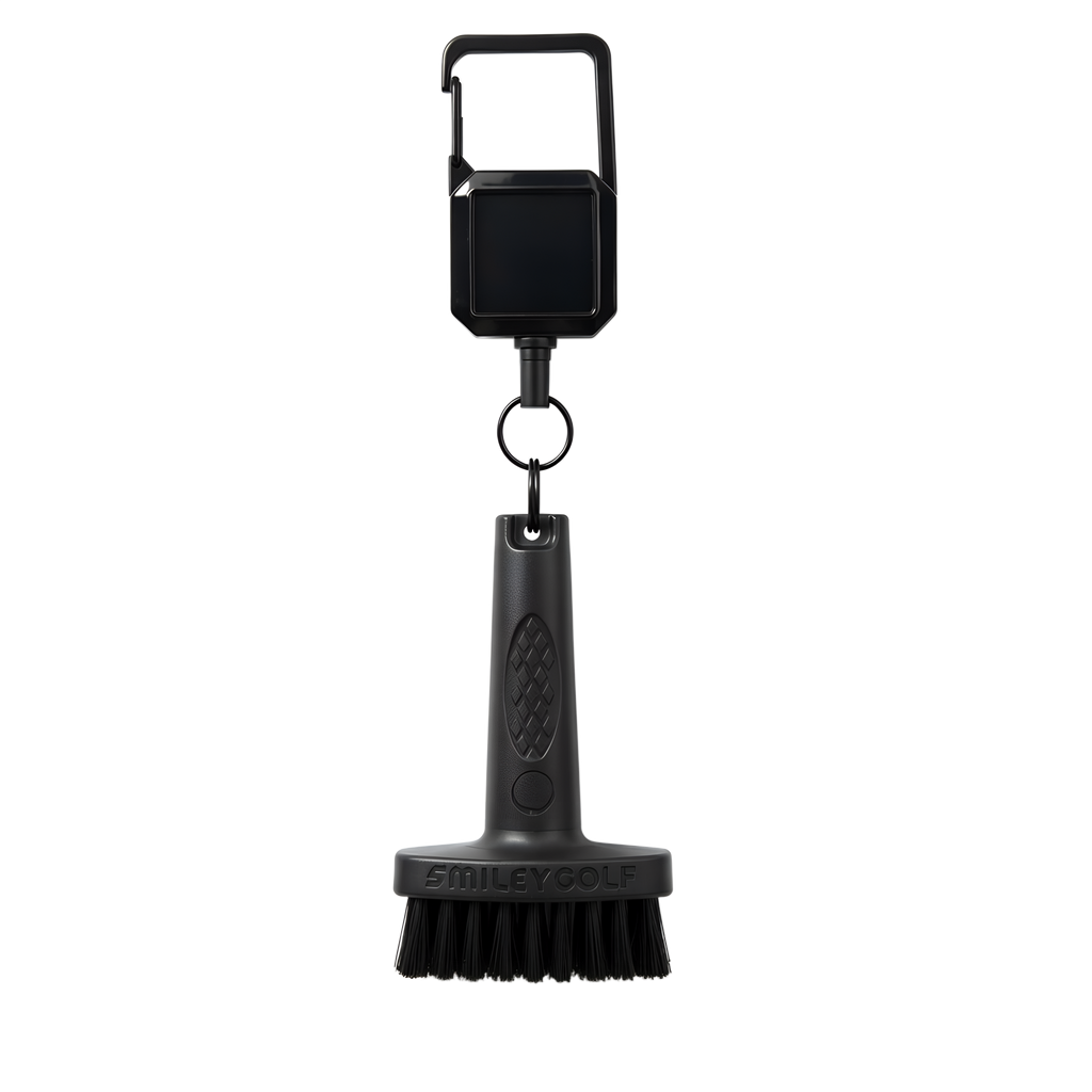 ORIGINAL MINI GOLF BRUSH WITH RETRACTABLE BELT CLIP
