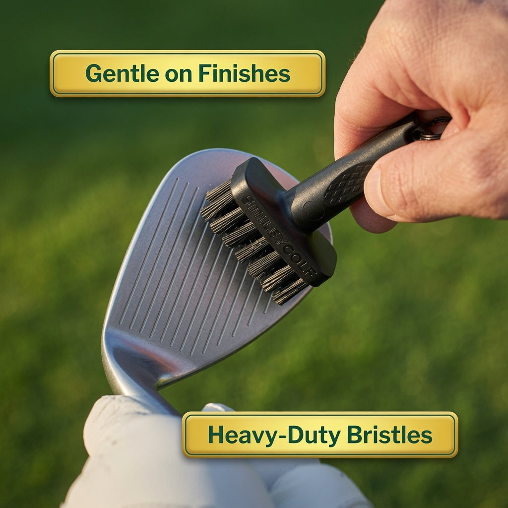 SMILEY IN-POCKET MINI GOLF BRUSH