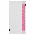 NORTH SCOTTSDALE 'THE LEAF' NEON PINK STRIPES medium caddy towel