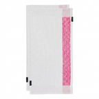 NORTH SCOTTSDALE 'THE LEAF' NEON PINK STRIPES medium caddy towel