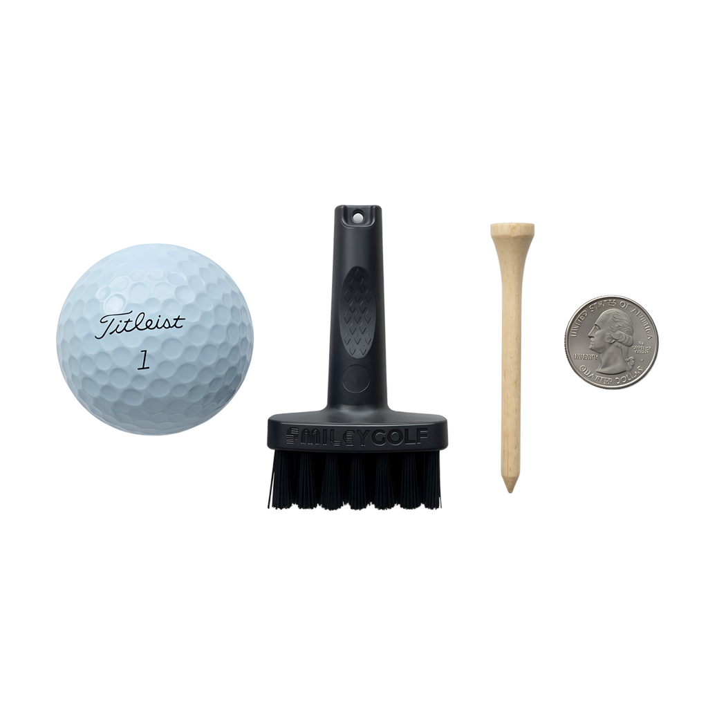 SMILEY POCKET MINI GOLF BRUSH