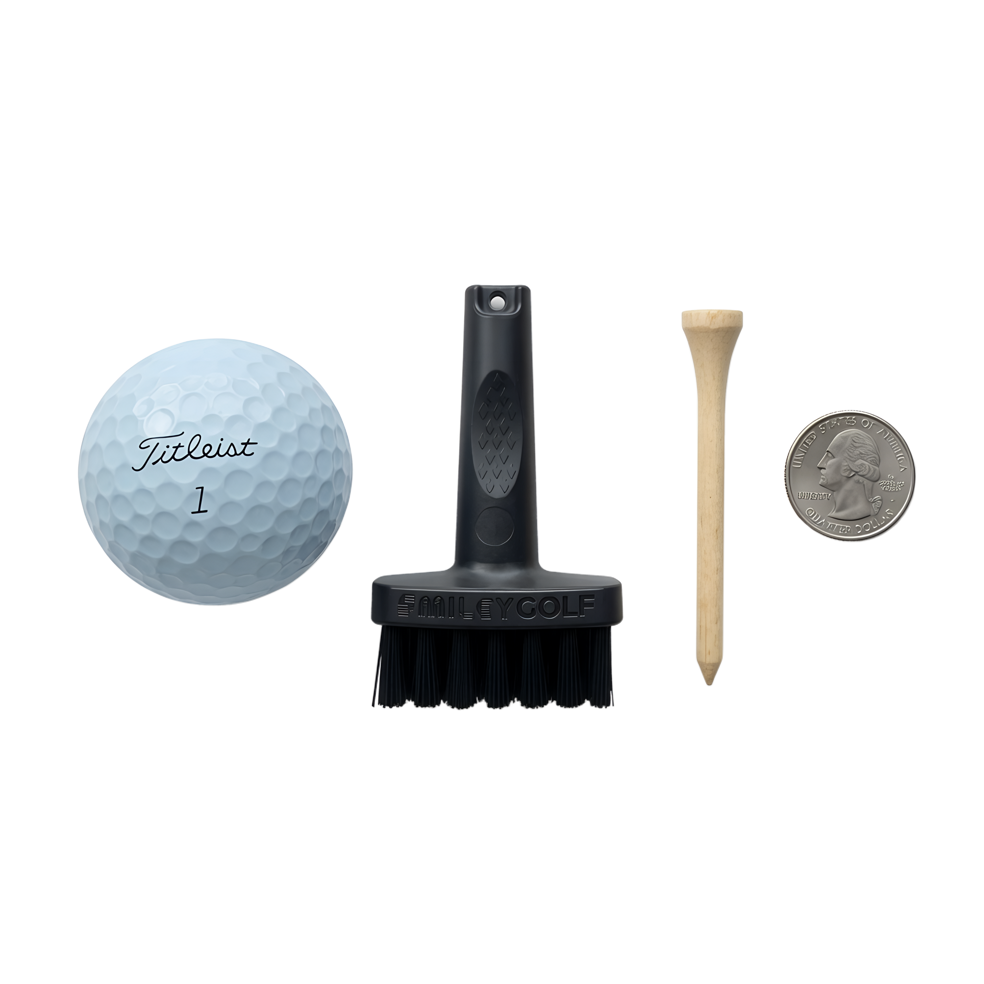 SMILEY POCKET MINI GOLF BRUSH