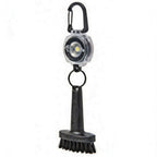 MINI GOLF BRUSH with CLEAR KEY-BACK© SIDEKICK BELT CLIP