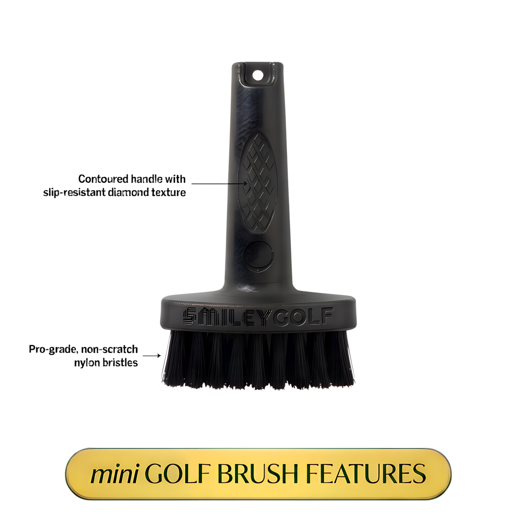 SMILEY POCKET MINI GOLF BRUSH