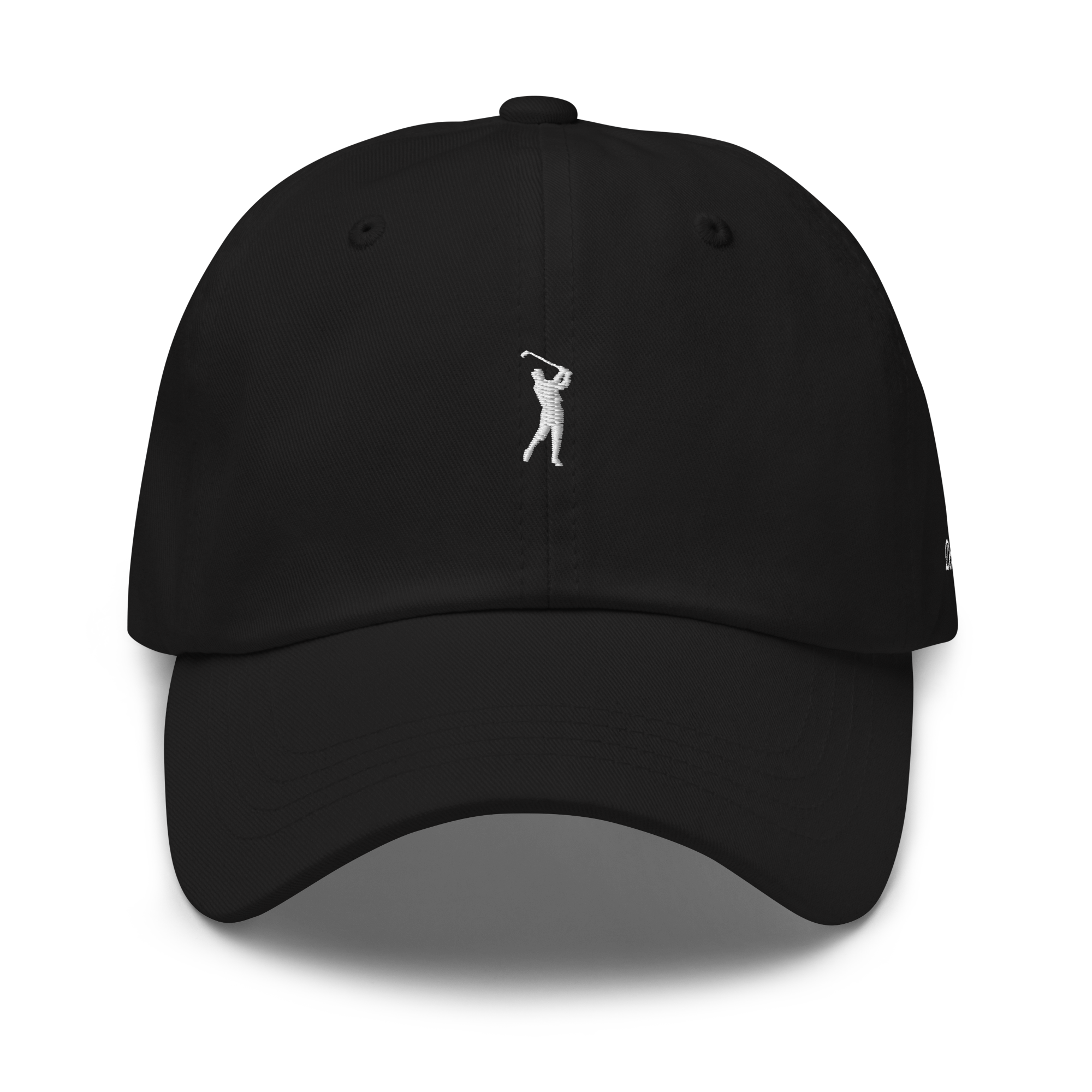 CLASSIC GOLFER on cotton hat - Dark Grey