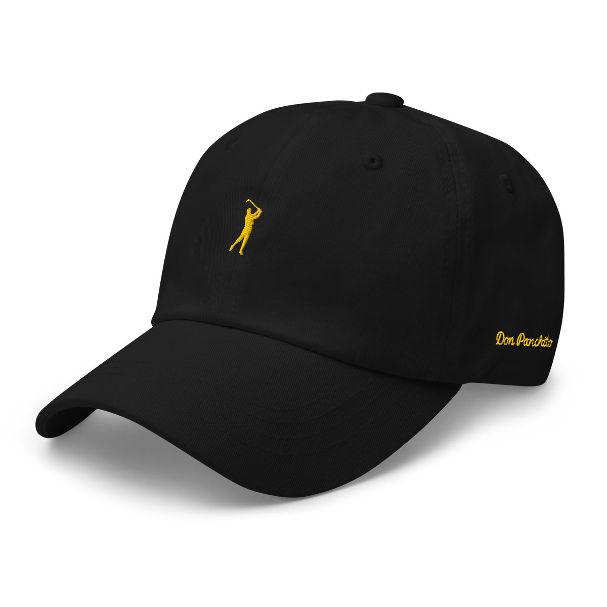 GOLD CLASSIC GOLFER on cotton hat - Khaki