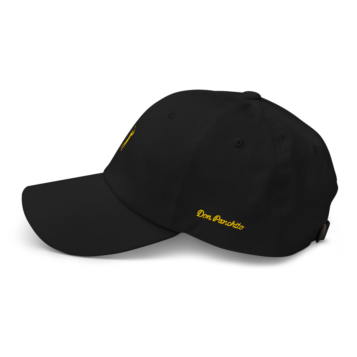 GOLD CLASSIC GOLFER on cotton hat - White
