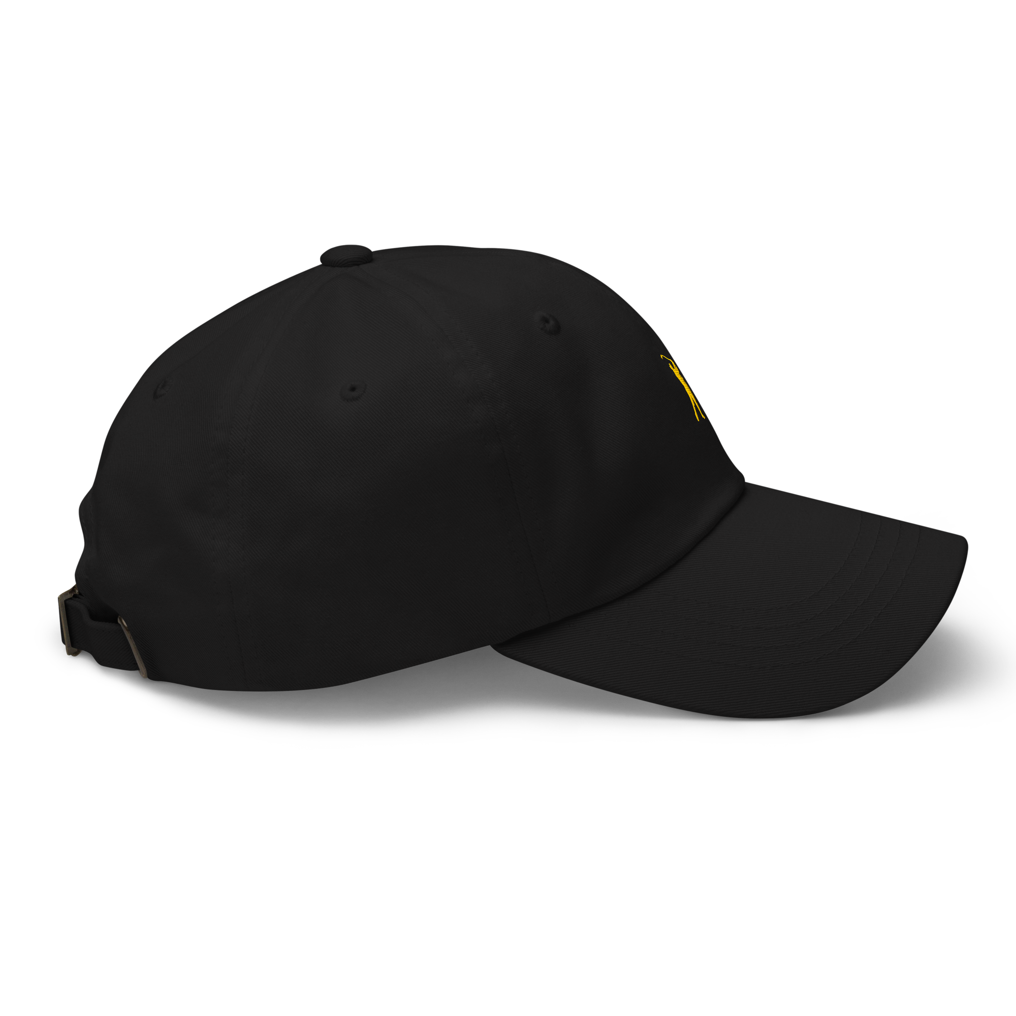 GOLD CLASSIC GOLFER on cotton hat - Navy
