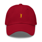 GOLD CLASSIC GOLFER on cotton hat - Dark Grey