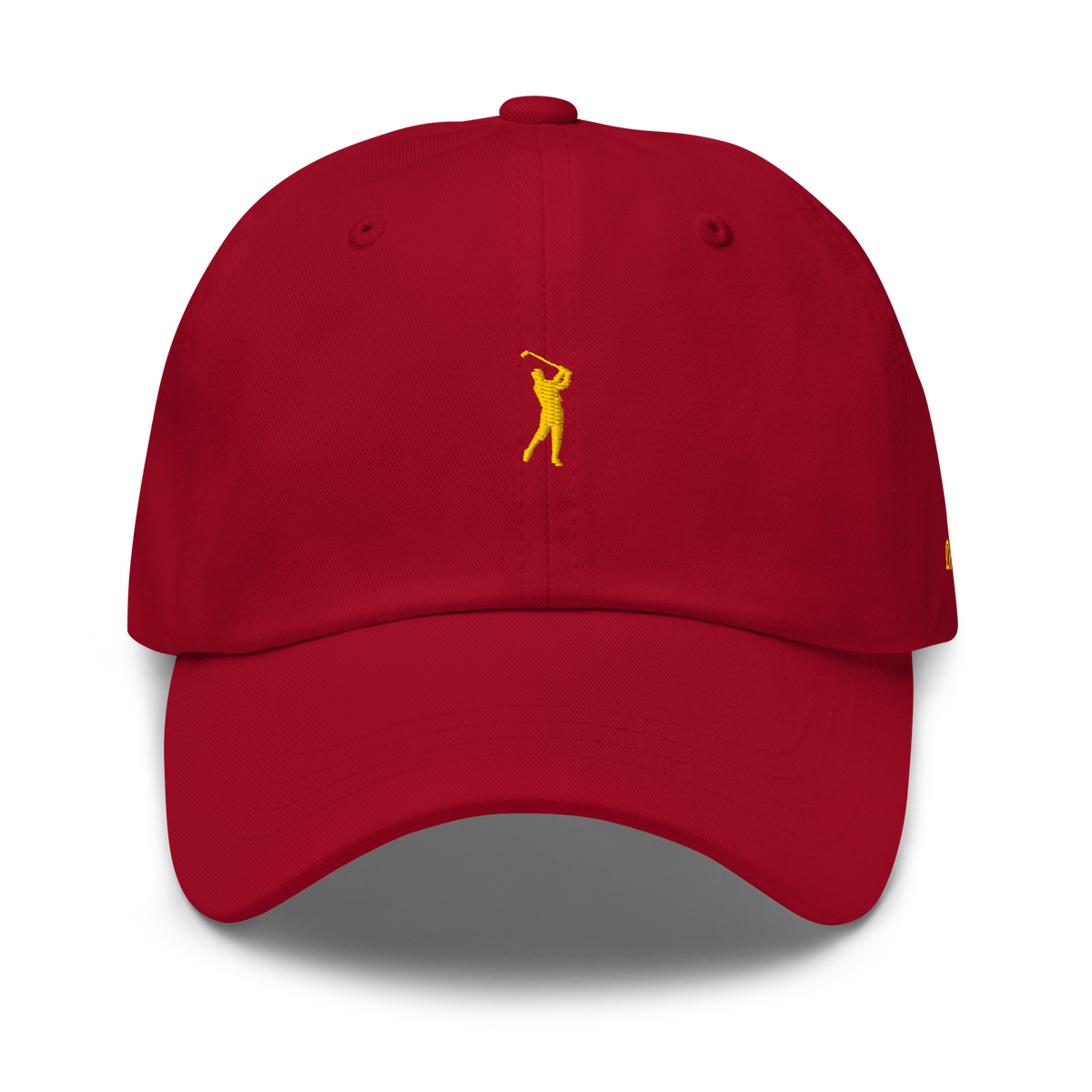 GOLD CLASSIC GOLFER on cotton hat - Navy