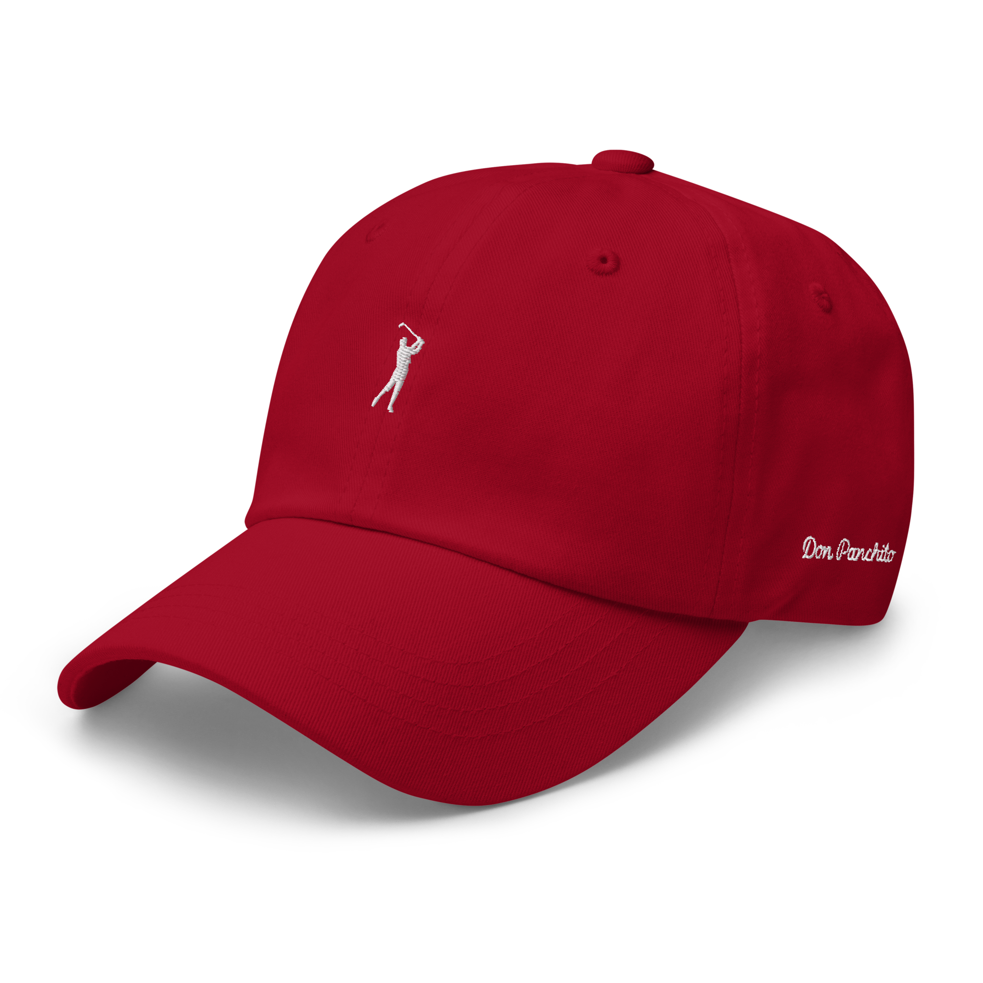 CLASSIC GOLFER on cotton hat - Sunday Red