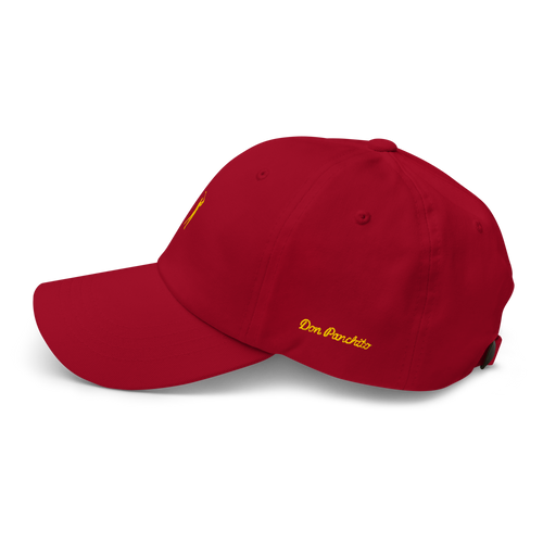 GOLD CLASSIC GOLFER on cotton hat - Sunday Red