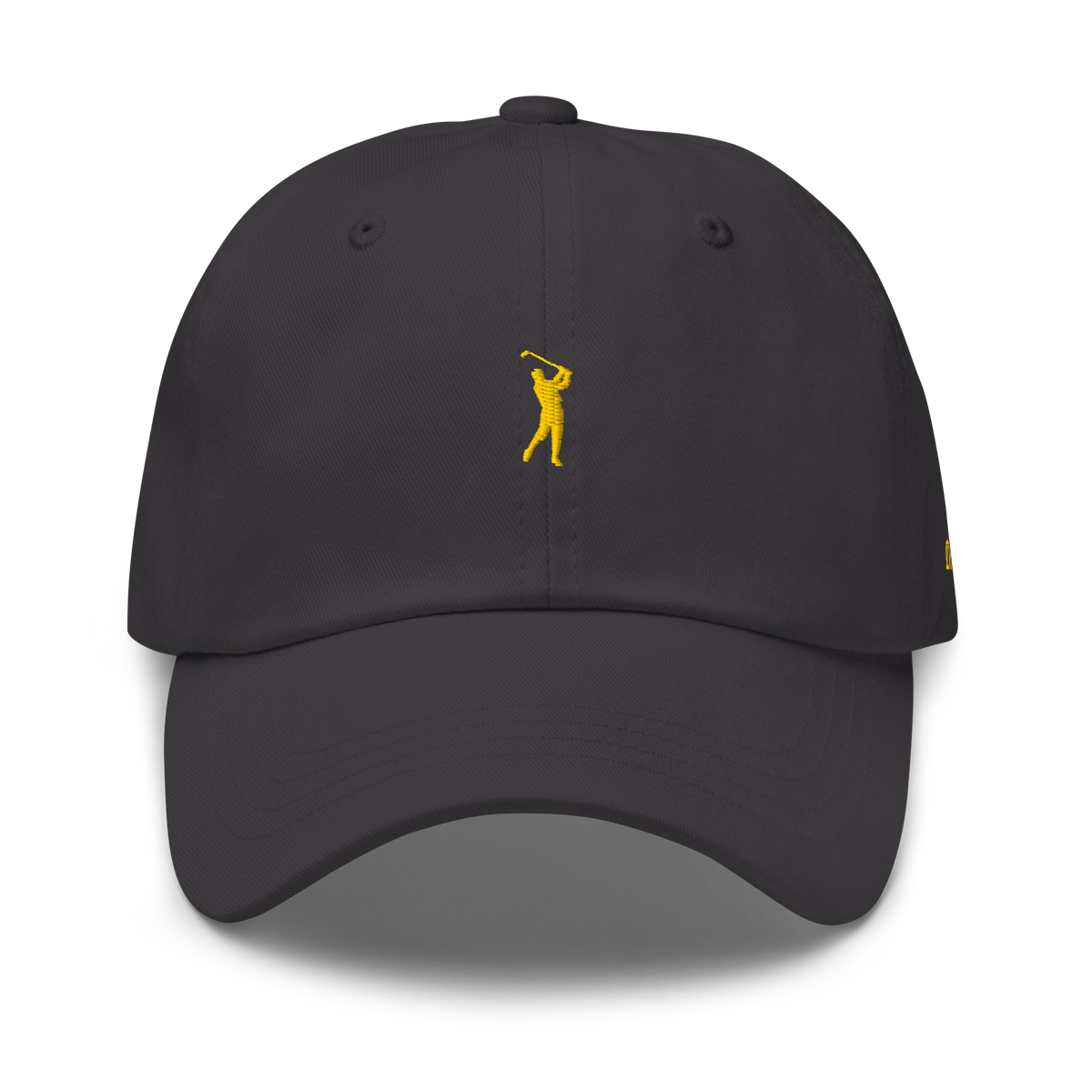 GOLD CLASSIC GOLFER on cotton hat - Light Blue