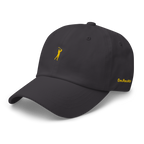 GOLD CLASSIC GOLFER on cotton hat - Stone