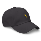 GOLD CLASSIC GOLFER on cotton hat - Black