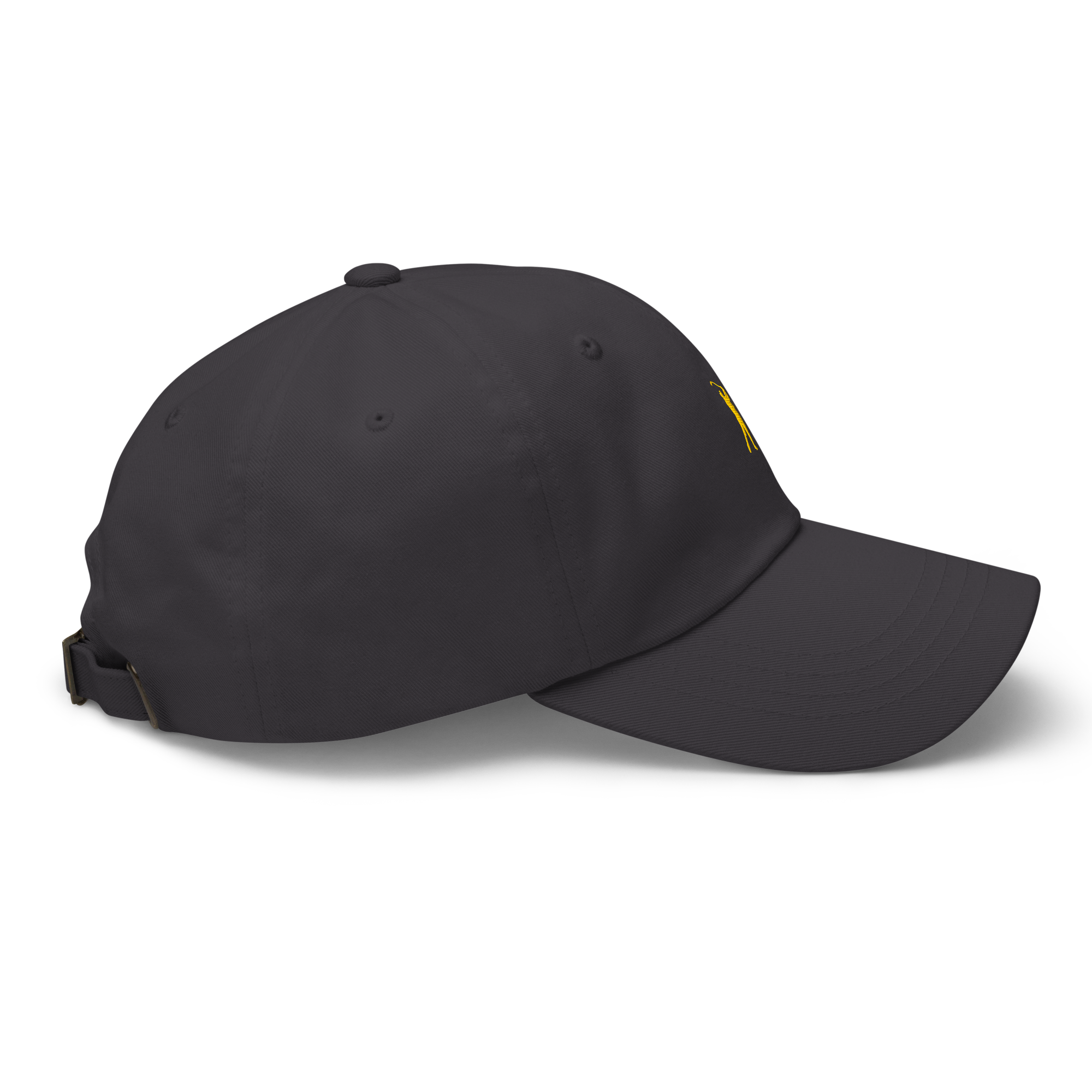 GOLD CLASSIC GOLFER on cotton hat - Stone