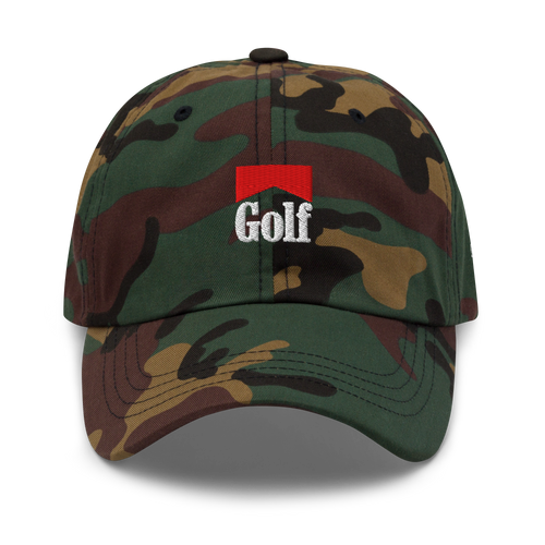GOLF ADDICTION cotton hat - Green Camo