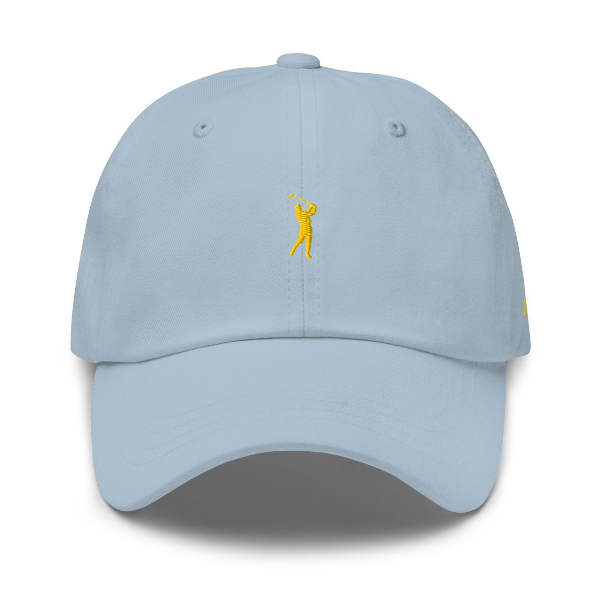 GOLD CLASSIC GOLFER on cotton hat - Black