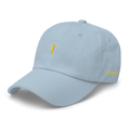 GOLD CLASSIC GOLFER on cotton hat - Light Blue