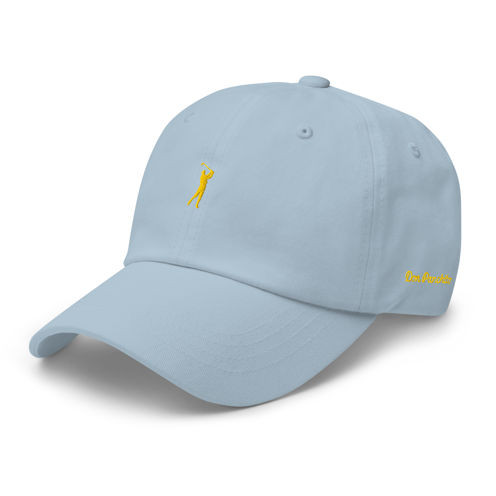 GOLD CLASSIC GOLFER on cotton hat - Khaki