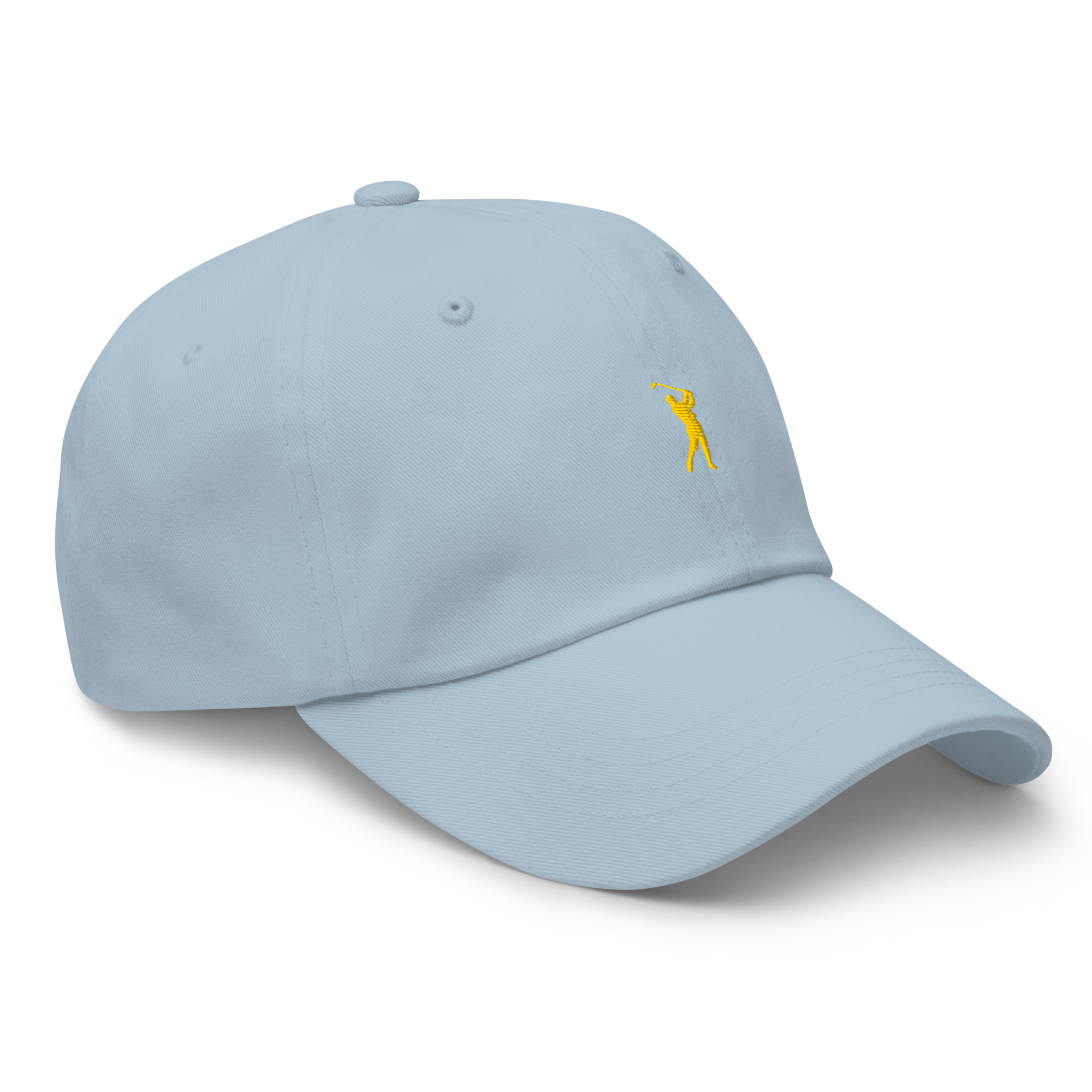 GOLD CLASSIC GOLFER on cotton hat - Sunday Red