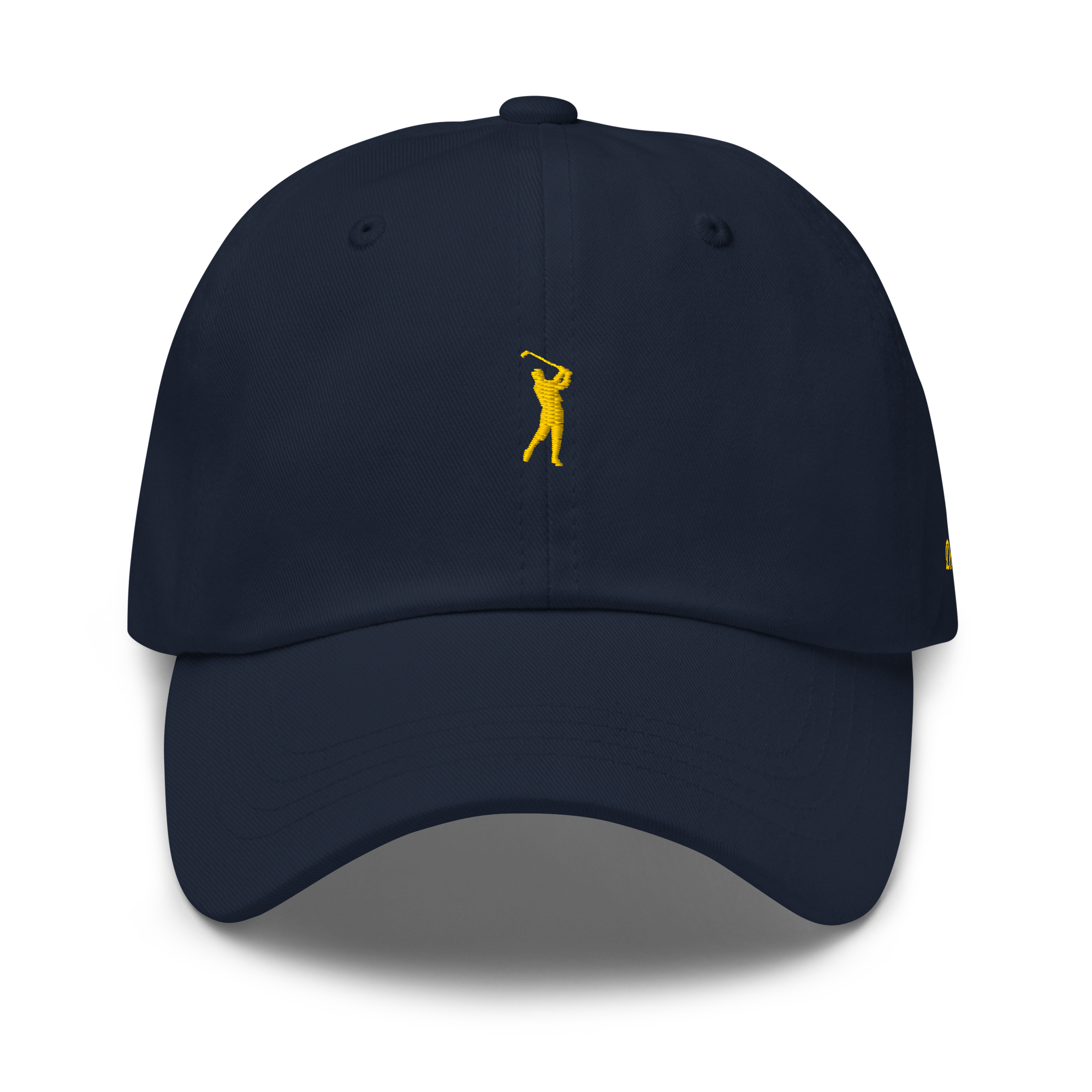 GOLD CLASSIC GOLFER on cotton hat - Dark Grey