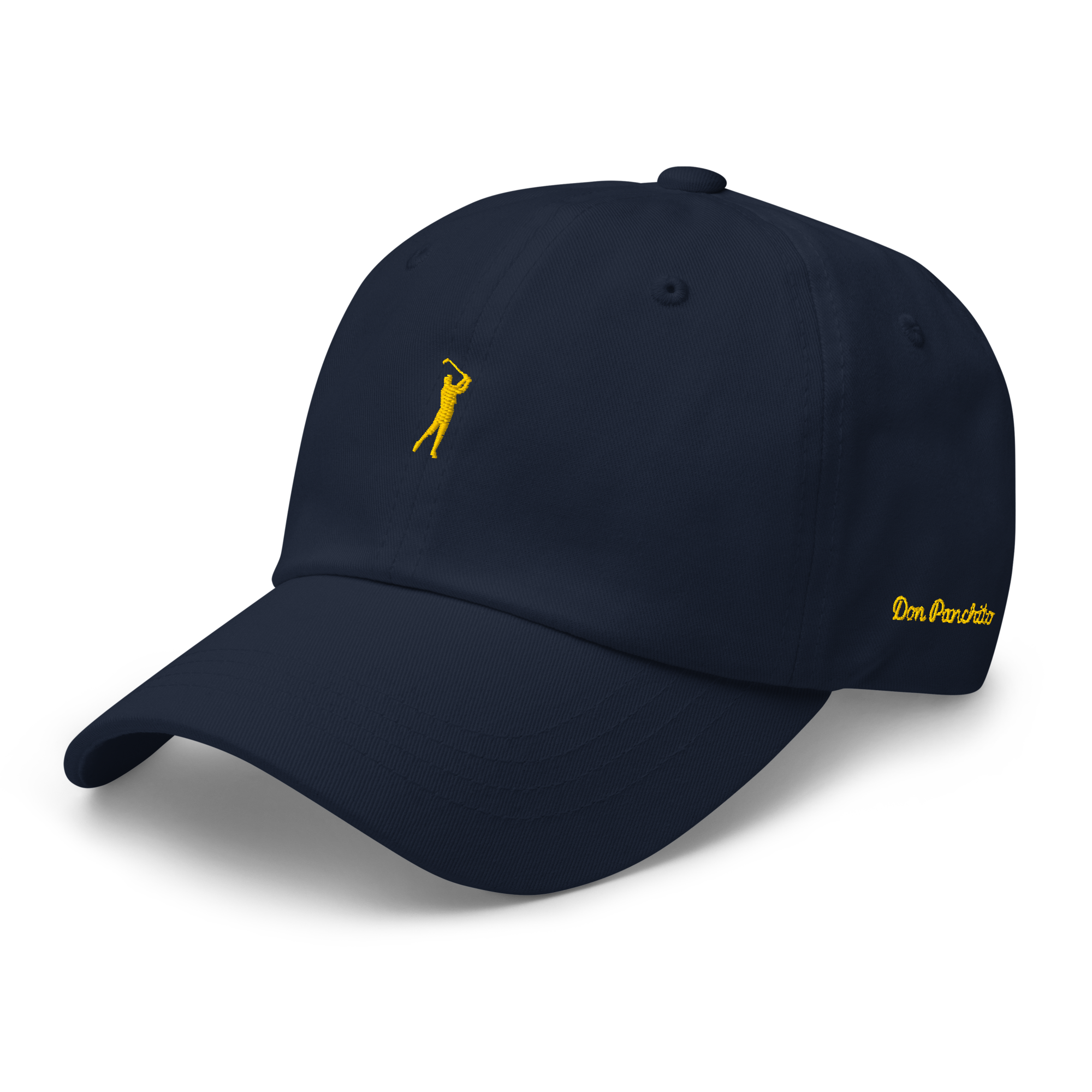 GOLD CLASSIC GOLFER on cotton hat - Dark Green