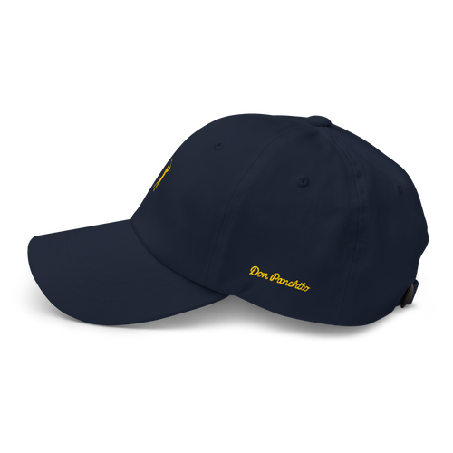 GOLD CLASSIC GOLFER on cotton hat - Navy