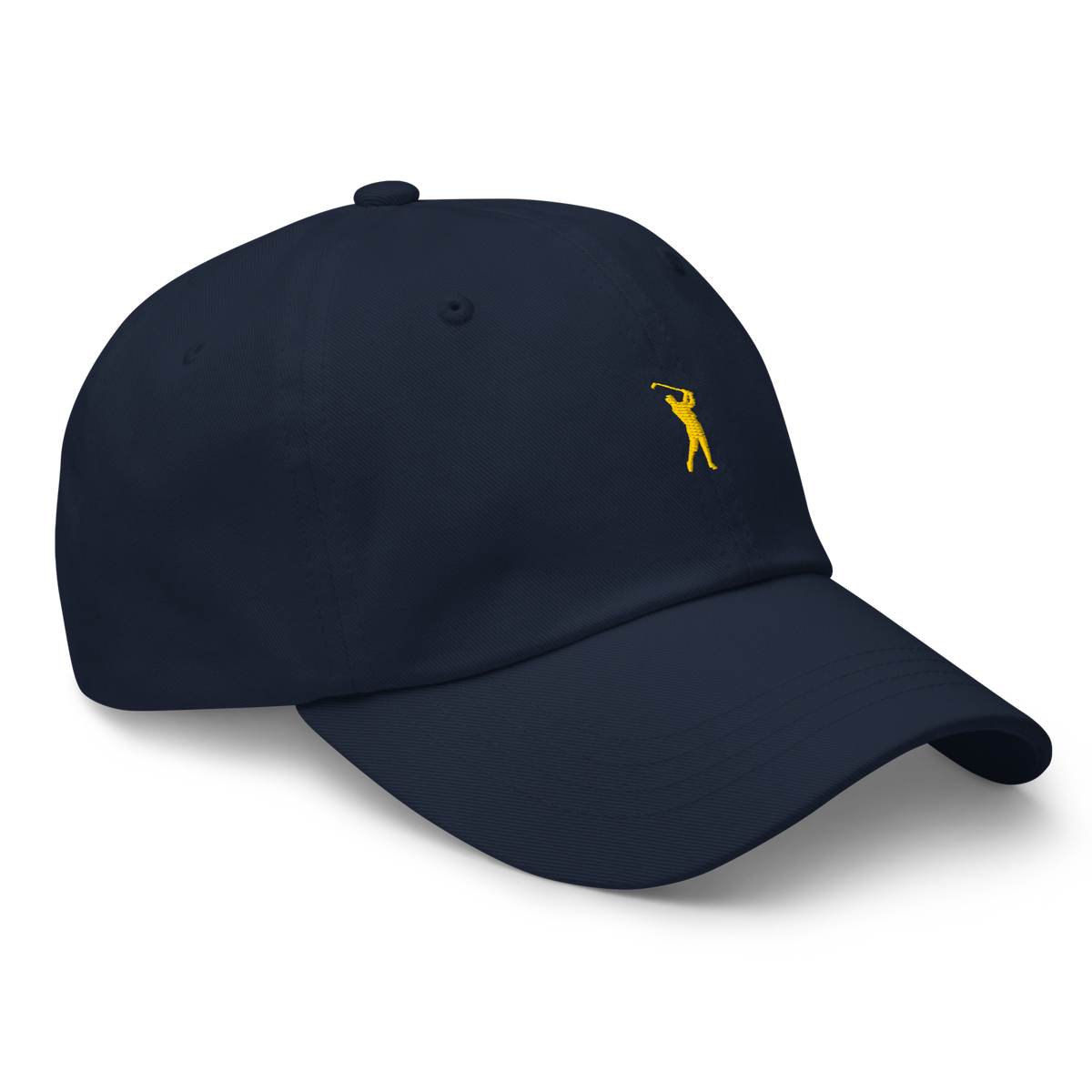 GOLD CLASSIC GOLFER on cotton hat - Dark Green