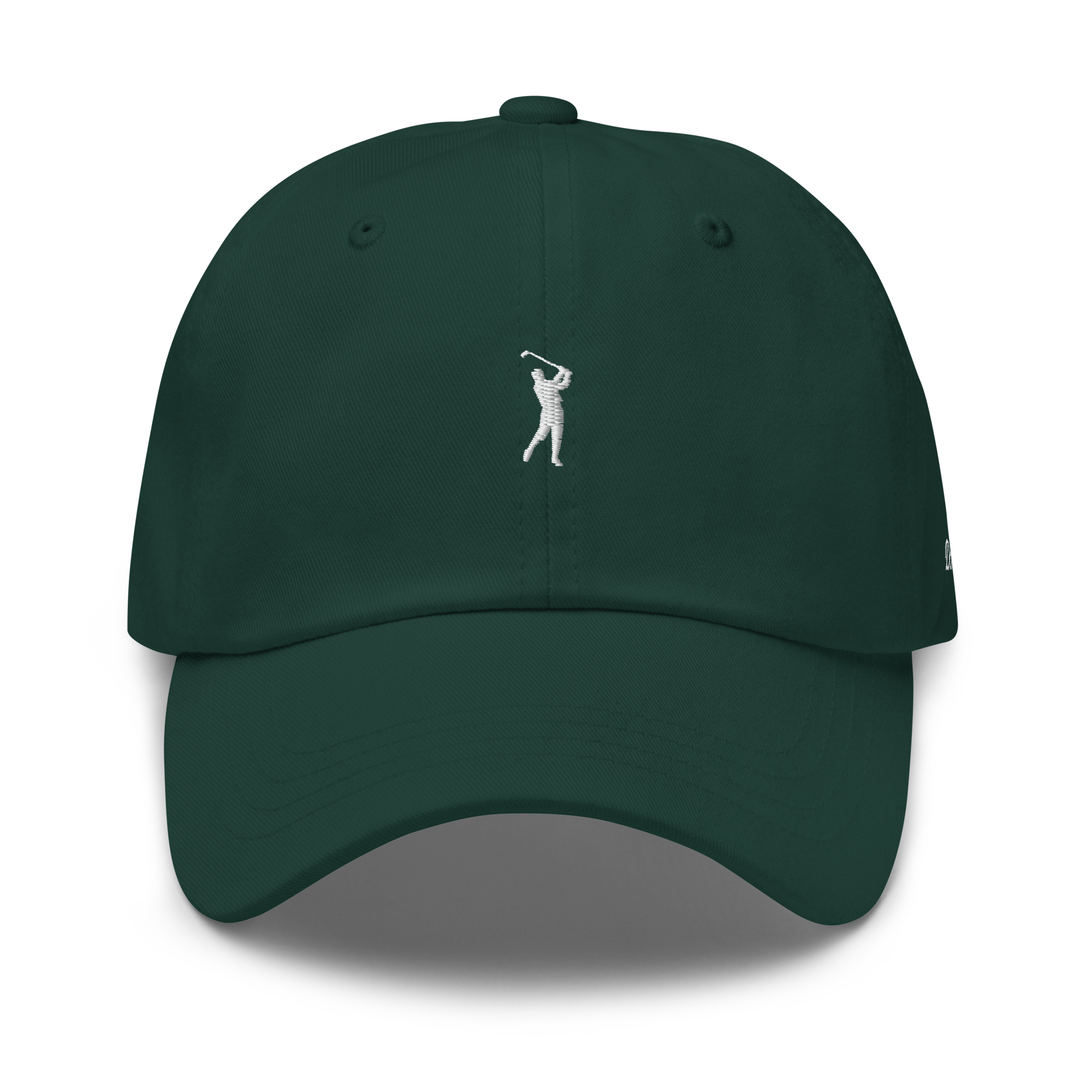 CLASSIC GOLFER on cotton hat - Dark Green