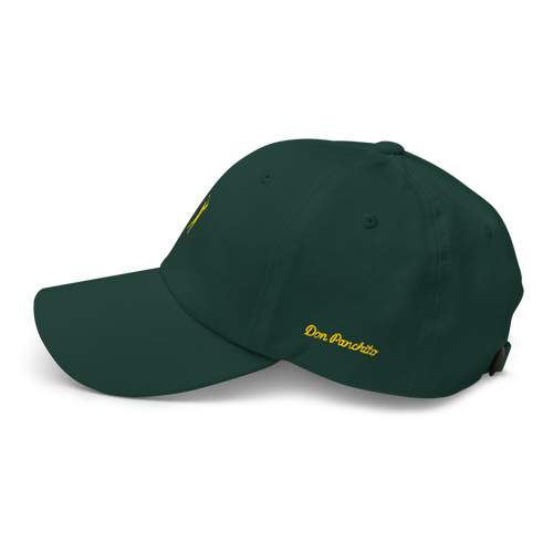 GOLD CLASSIC GOLFER on cotton hat - Dark Green