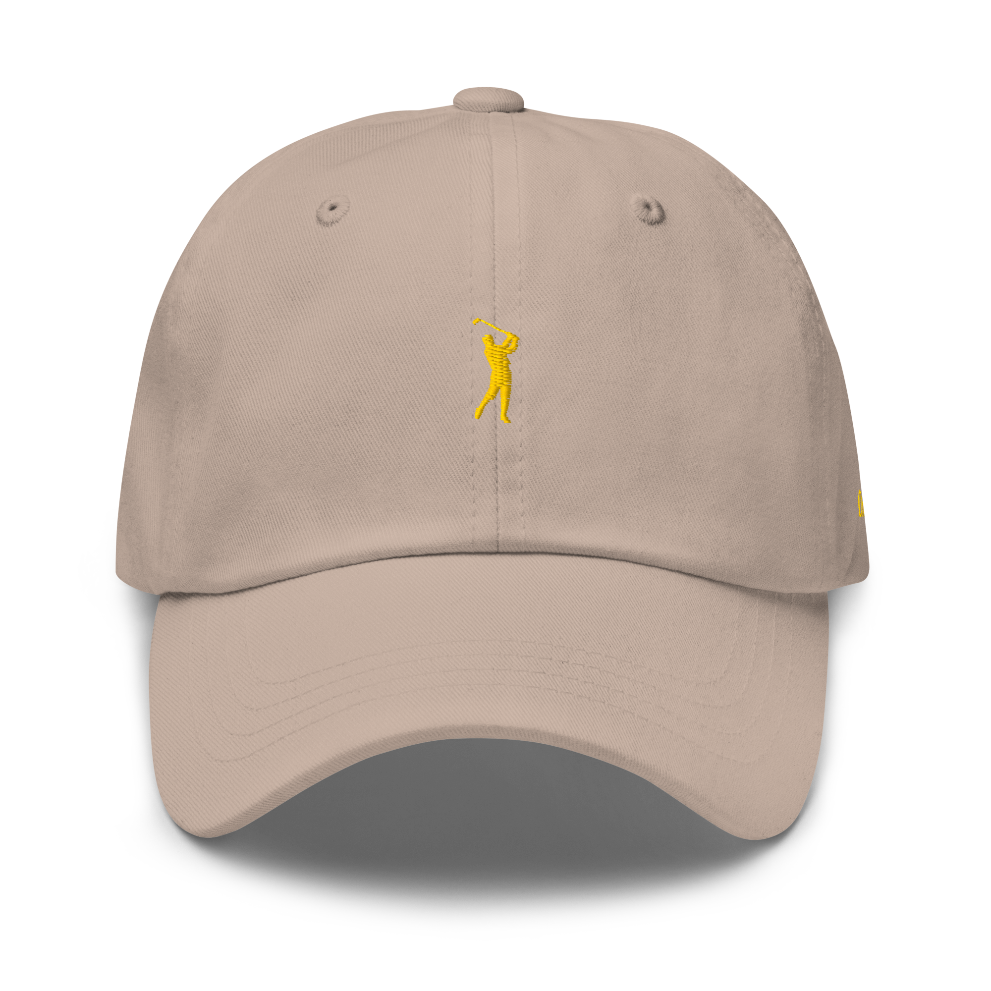 GOLD CLASSIC GOLFER on cotton hat - Light Blue