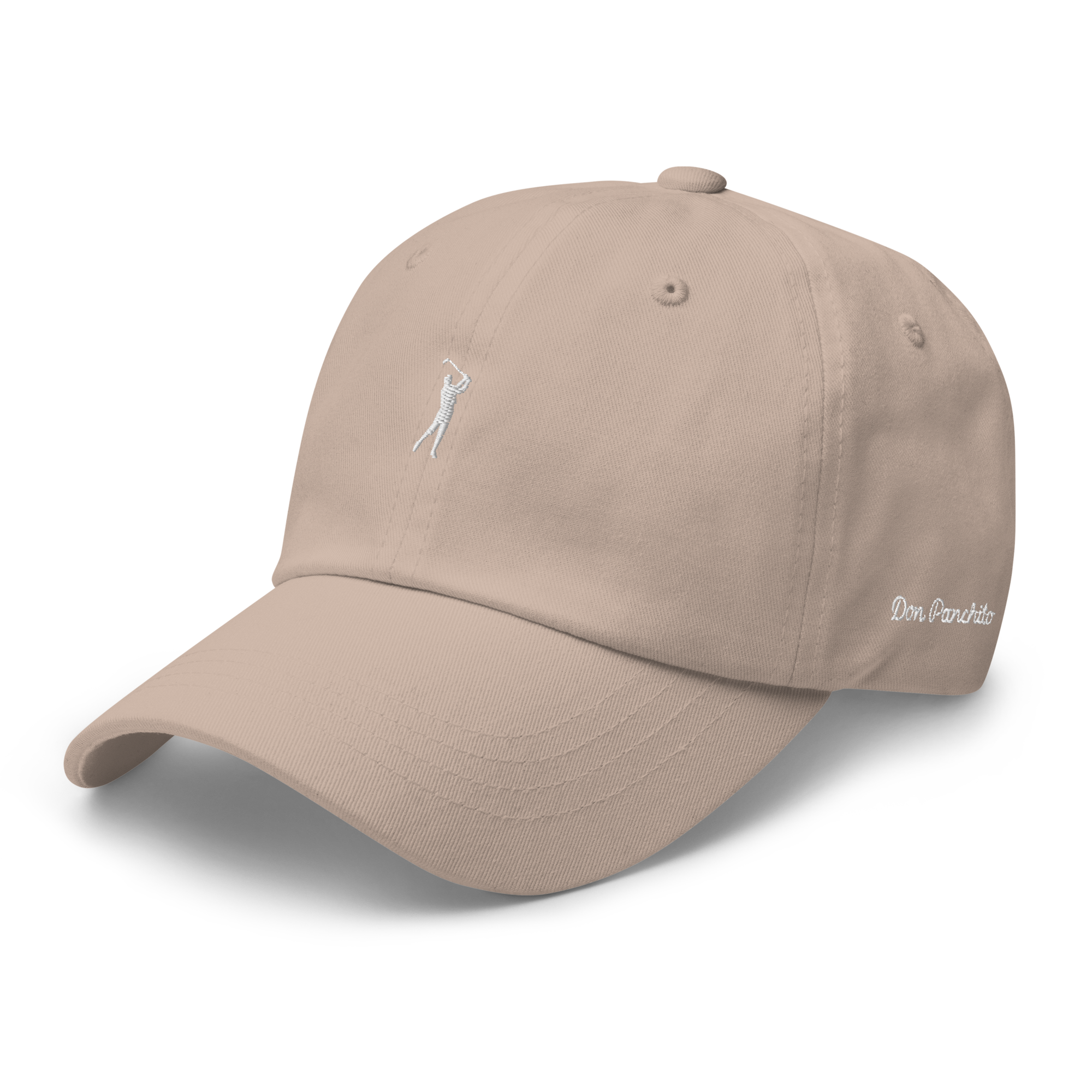 CLASSIC GOLFER on cotton hat - Stone
