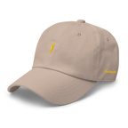 GOLD CLASSIC GOLFER on cotton hat - White