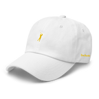 GOLD CLASSIC GOLFER on cotton hat - Black