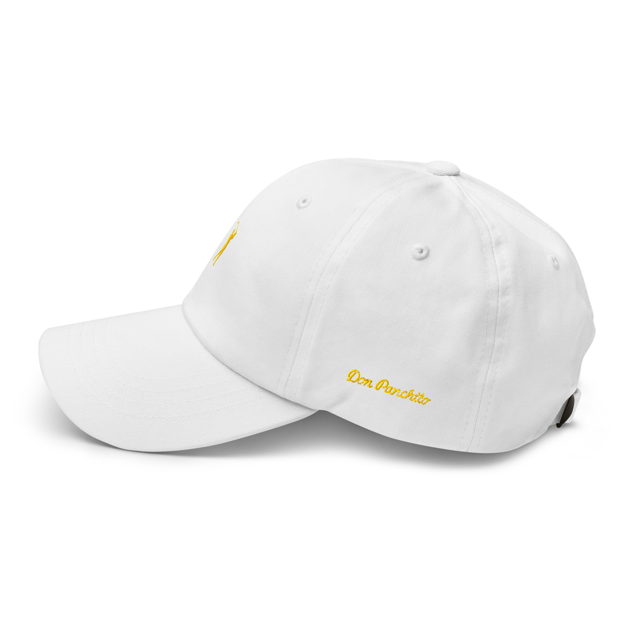 GOLD CLASSIC GOLFER on cotton hat - Black