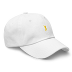 GOLD CLASSIC GOLFER on cotton hat - Black