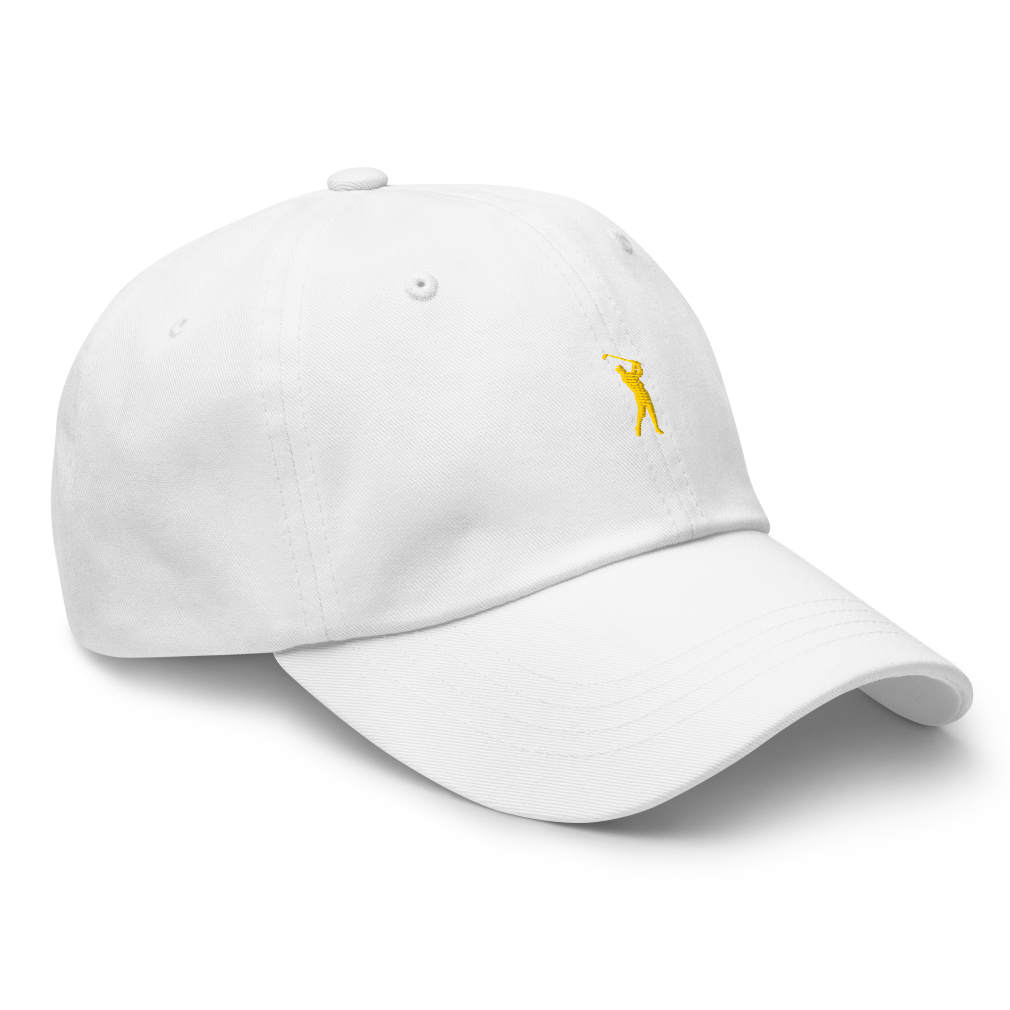 GOLD CLASSIC GOLFER on cotton hat - Dark Green