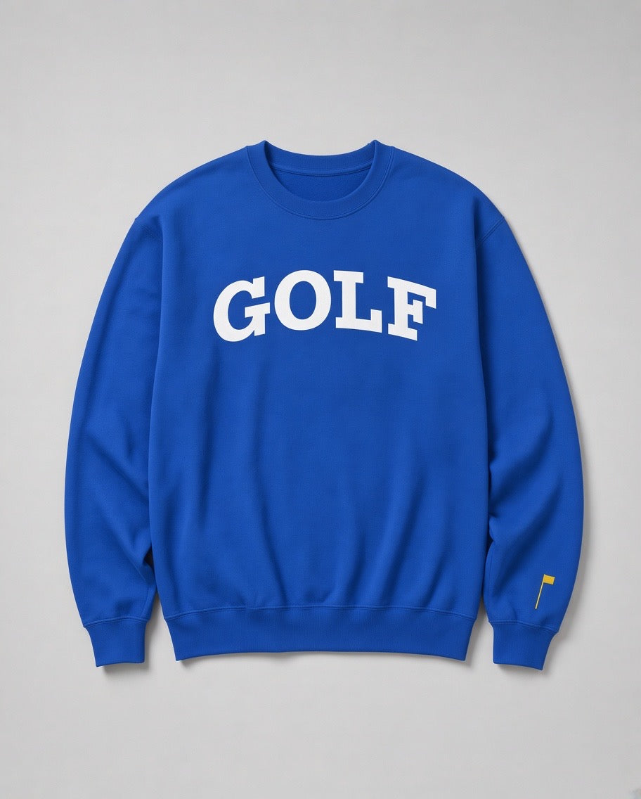ARCH + FLAG SWEATSHIRT - Royal