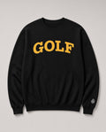GOLF ARCH on unisex sweatshirt - Black/Gold