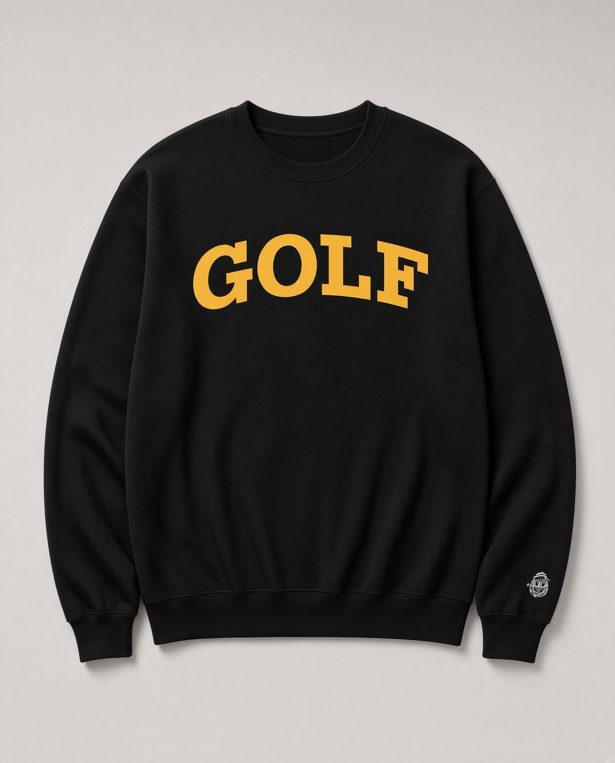GOLF ARCH on unisex sweatshirt - Black/Gold