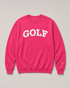 ARCH + FLAG SWEATSHIRT - Neon Pink