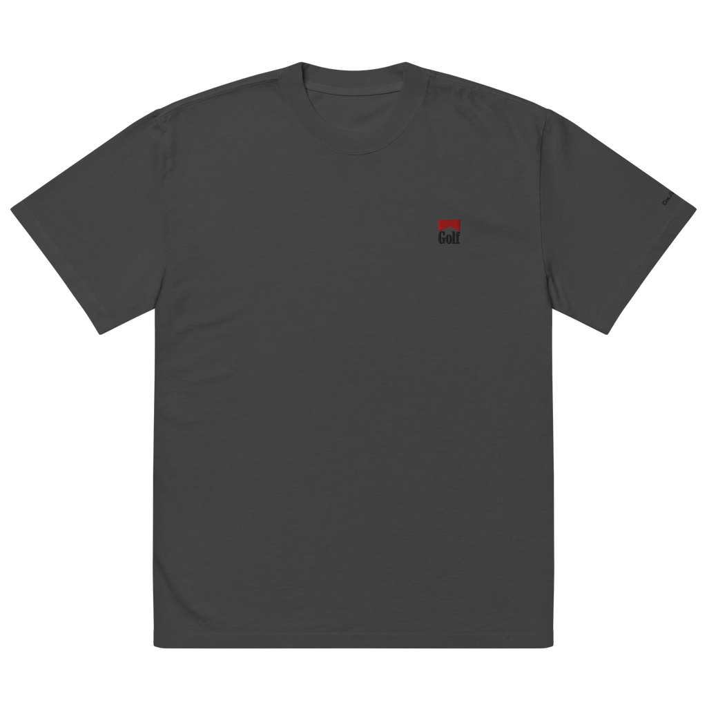 GOLF ADDICTION Oversized Tee - Black