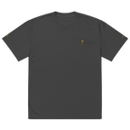 YELLOW FLAG Oversized Tee - Black