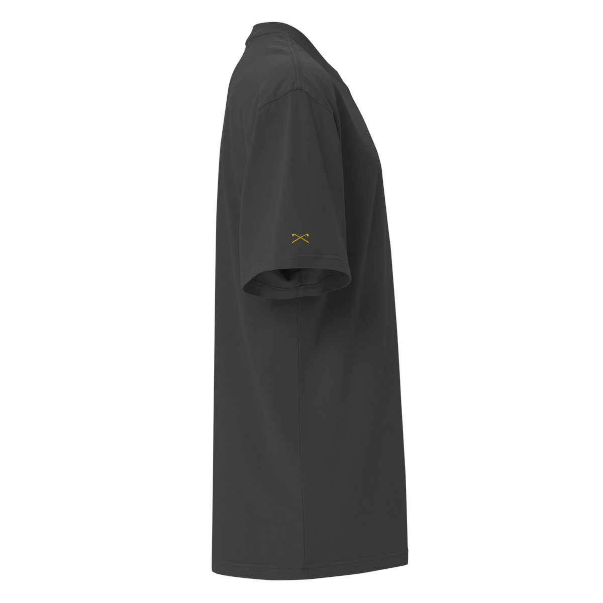 YELLOW FLAG Oversized Tee - Black