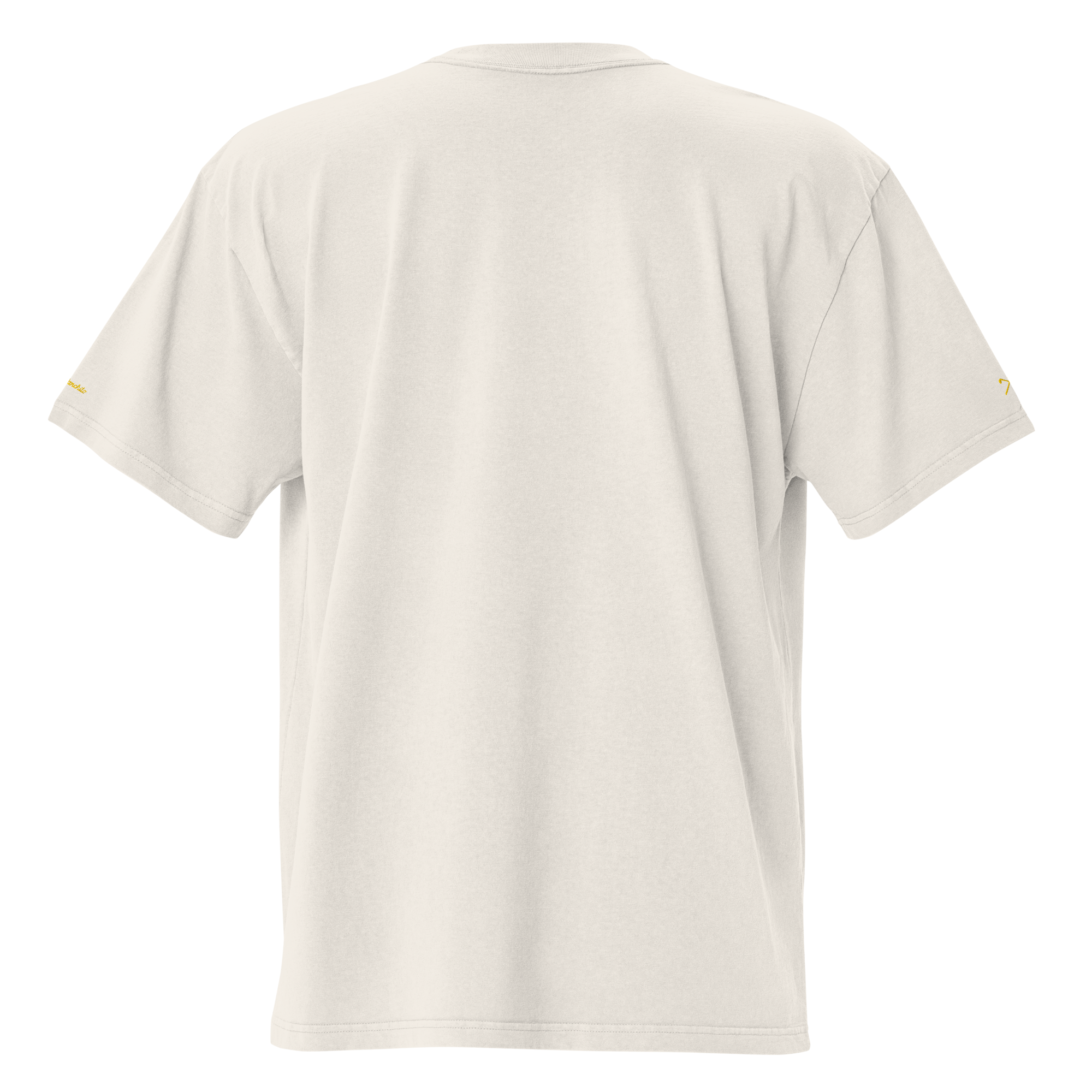 YELLOW FLAG Oversized Tee - Bone