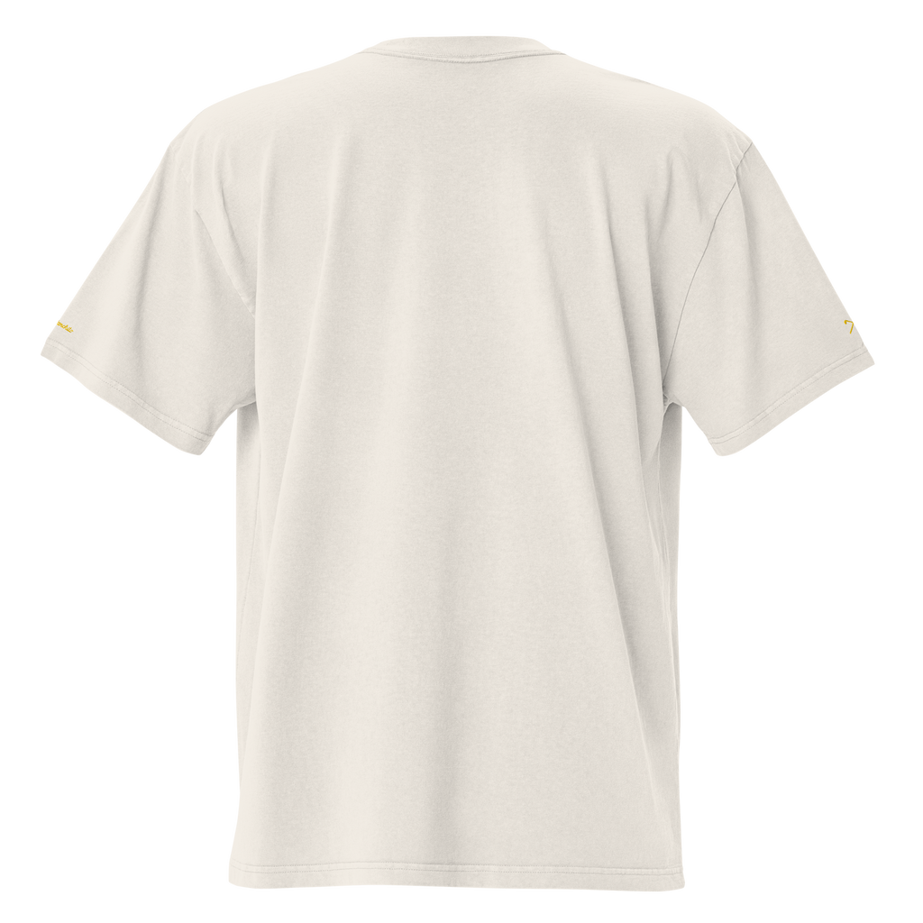 YELLOW FLAG Oversized Tee - Black
