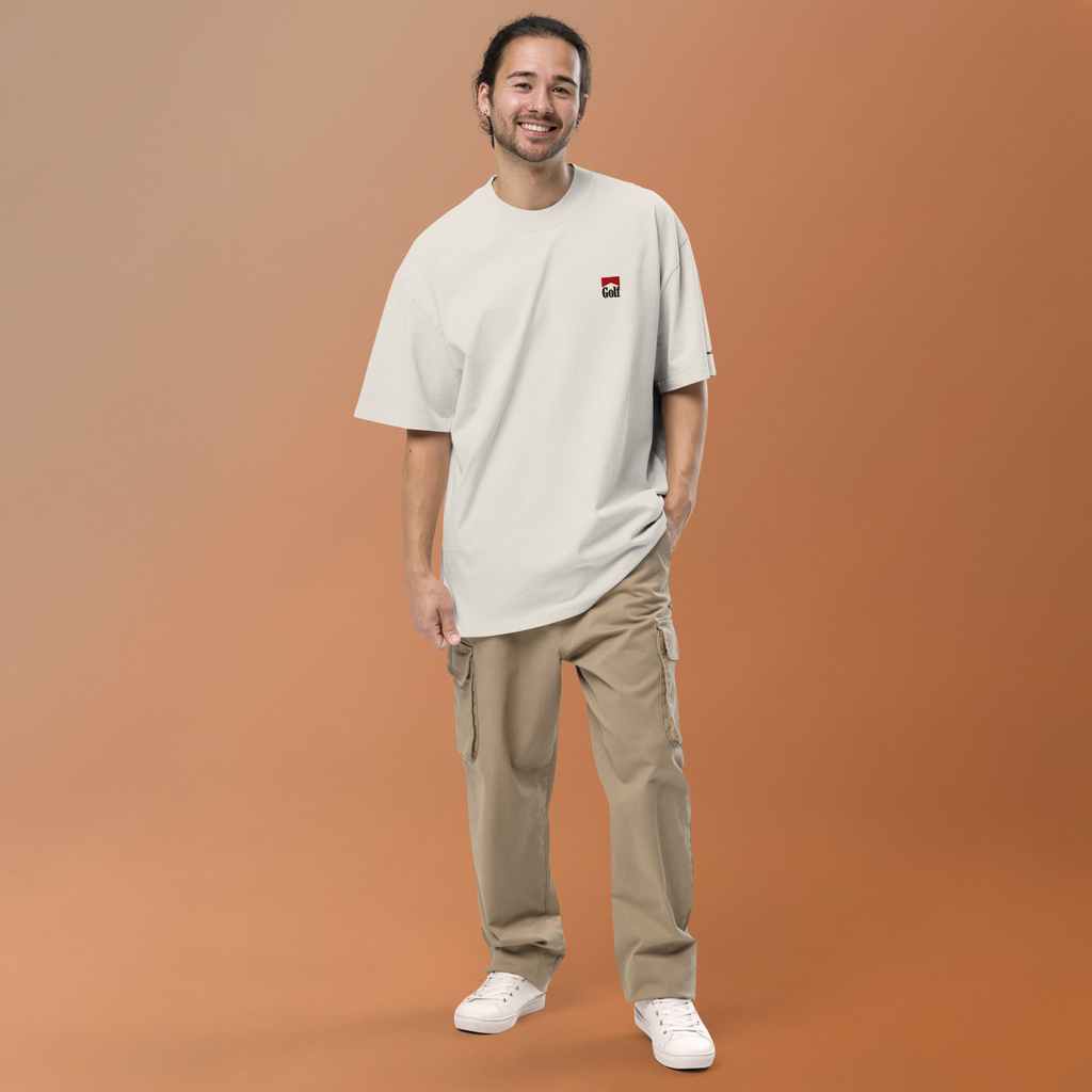 GOLF ADDICTION Oversized Tee - Bone