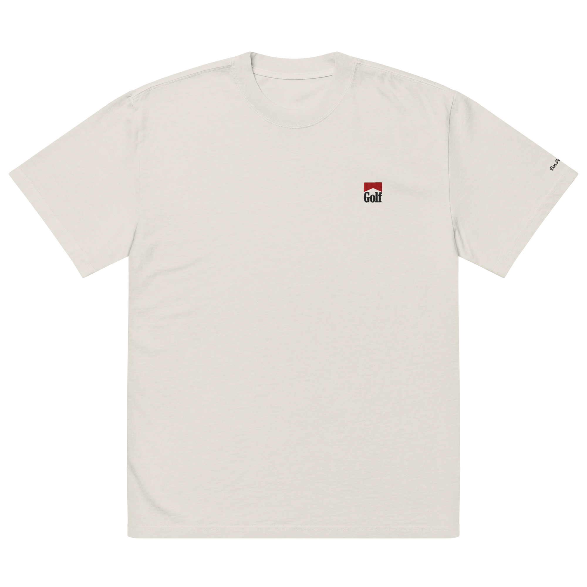 GOLF ADDICTION Oversized Tee - Coal