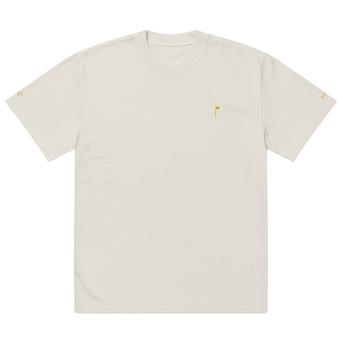YELLOW FLAG Oversized Tee - Black
